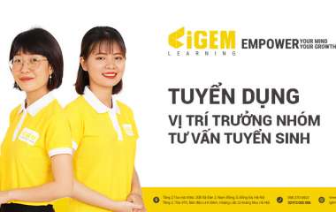 Tuyển dụng vị trí Trưởng nhóm Tư vấn tuyển sinh